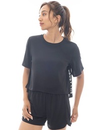 BILLABONG レディース 【ACTIVE】 ACTIVE CROPPED MESH TEE アクティブウェア 【2025年春夏モデル】/ビラボンショート丈トレーニングT半袖シャツ
