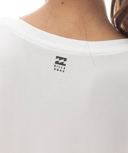 BILLABONG(ビラボン)の「BILLABONG レディース 【ACTIVE】 ACTIVE CROPPED MESH TEE アクティブウェア 【2025年春夏モデル】/ビラボンショート丈トレーニングT半袖シャツ(Tシャツ/カットソー・レディース・ブラック/ホワイト・MEDIUM)」の4枚目の写真