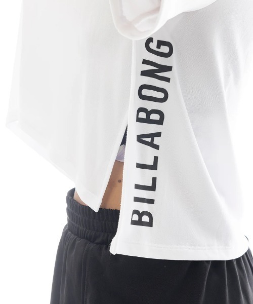BILLABONG(ビラボン)の「BILLABONG レディース 【ACTIVE】 ACTIVE CROPPED MESH TEE アクティブウェア 【2025年春夏モデル】/ビラボンショート丈トレーニングT半袖シャツ(Tシャツ/カットソー・レディース・ブラック/ホワイト・MEDIUM)」の5枚目の写真