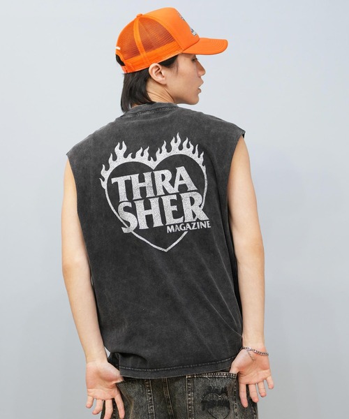匿名発送︎❁¨̮ THRASHER タンクトップ　Lサイズ　新品 セール】【ムラサキスポーツ限定】THRASHER/スラッシャー タンク