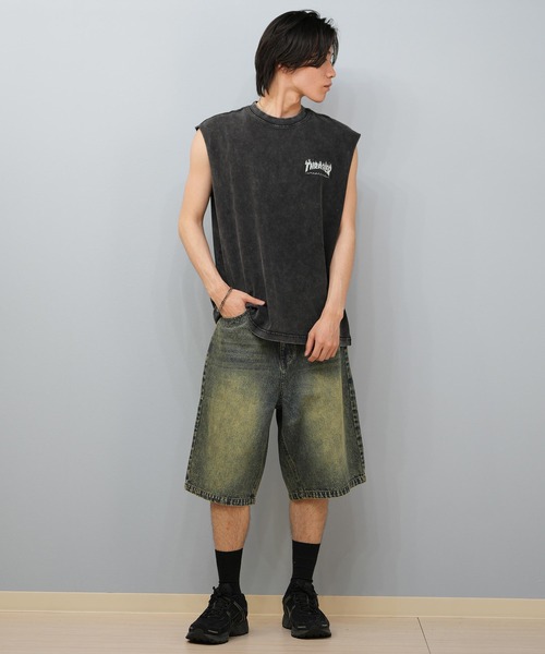 THRASHER(スラッシャー)の「【ムラサキスポーツ限定】THRASHER/スラッシャー タンクトップ ビックシルエット 253TH1ST046(タンクトップ・メンズ・ブラック系その他2/ブラック系その他3/ブラック系その他・M/L/XL)」の12枚目の写真