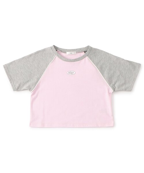 algy（アルジー）の「メタルロゴラグラン半袖T（Tシャツ/カットソー・キッズ・ピンク/ブラック/オフホワイト・SMALL/MEDIUM/X-SMALL/XX-SMALL）」の8枚目の写真