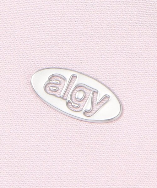 algy（アルジー）の「メタルロゴラグラン半袖T（Tシャツ/カットソー・キッズ・ピンク/ブラック/オフホワイト・SMALL/MEDIUM/X-SMALL/XX-SMALL）」の5枚目の写真