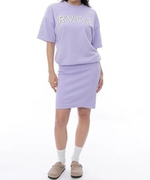 RVCA レディース PATCHED RVCA SS DRESS ワンピース 【2025年春夏モデル】/ルーカビッグロゴワンピ