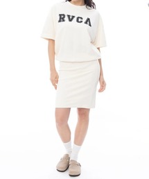 RVCA レディース PATCHED RVCA SS DRESS ワンピース 【2025年春夏モデル】/ルーカビッグロゴワンピ