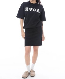 RVCA レディース PATCHED RVCA SS DRESS ワンピース 【2025年春夏モデル】/ルーカビッグロゴワンピ