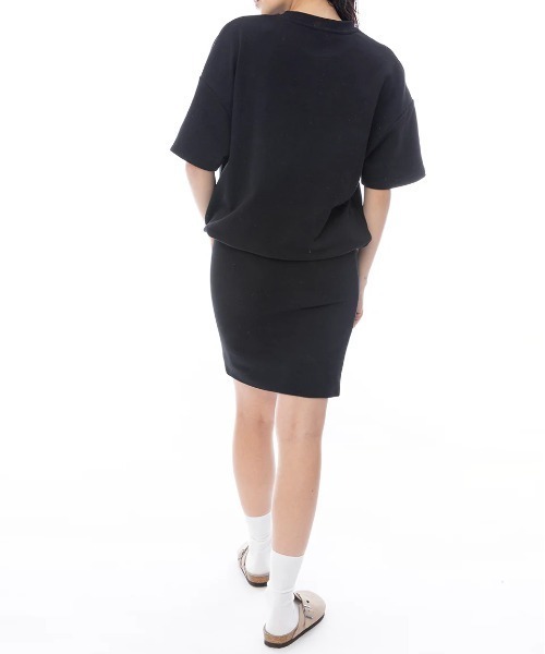 RVCA(ルーカ)の「RVCA レディース PATCHED RVCA SS DRESS ワンピース 【2025年春夏モデル】/ルーカビッグロゴワンピ(ワンピース・レディース・オフホワイト/ブラック/パープル・SMALL/MEDIUM)」の7枚目の写真