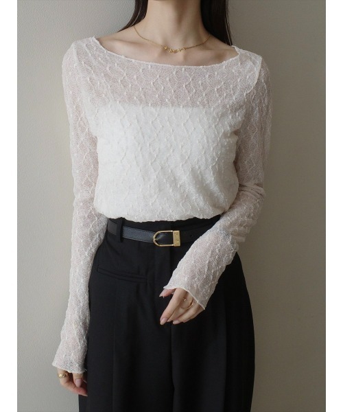 amel（エイメル）の「クラシックレースシアートップス/アイボリー（シャツ/ブラウス・レディース・アイボリー・FREE）」の18枚目の写真