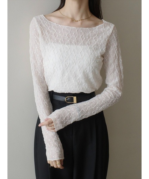 amel（エイメル）の「クラシックレースシアートップス/アイボリー（シャツ/ブラウス・レディース・アイボリー・FREE）」の19枚目の写真