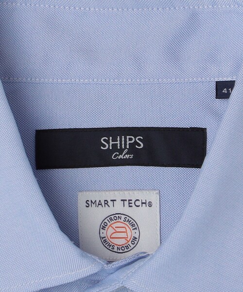 SHIPS Colors（シップス カラーズ）の「SHIPS Colors:SMART TECH(R) ノーアイロン ワイドカラー シャツ（ビジネスシャツ・メンズ・ホワイト/ネイビー/ブルー・38/39/40/41/42/37）」の18枚目の写真