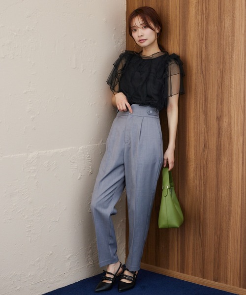 mysty woman(ミスティウーマン)の「リボンミュール 492310(パンプス・レディース・ブラック/ゴールド・MEDIUM/LARGE)」の16枚目の写真