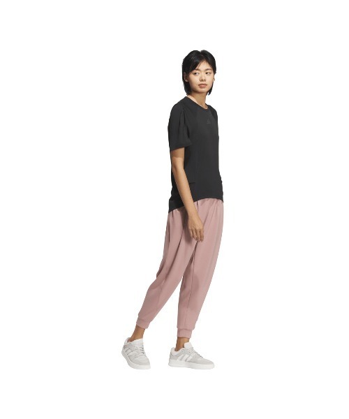 adidas（アディダス）の「アディダス adidas Lux AC リラックス 半袖Tシャツ（Tシャツ/カットソー・レディース・ブラック/サーモンピンク/オレンジ・S/M/L）」の5枚目の写真