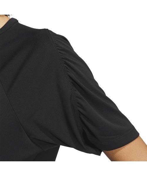 adidas（アディダス）の「アディダス adidas Lux AC リラックス 半袖Tシャツ（Tシャツ/カットソー・レディース・ブラック/サーモンピンク/オレンジ・S/M/L）」の6枚目の写真