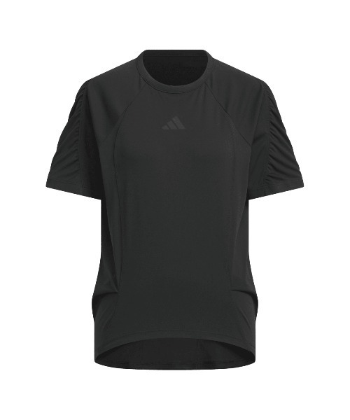 adidas（アディダス）の「アディダス adidas Lux AC リラックス 半袖Tシャツ（Tシャツ/カットソー・レディース・ブラック/サーモンピンク/オレンジ・S/M/L）」の8枚目の写真