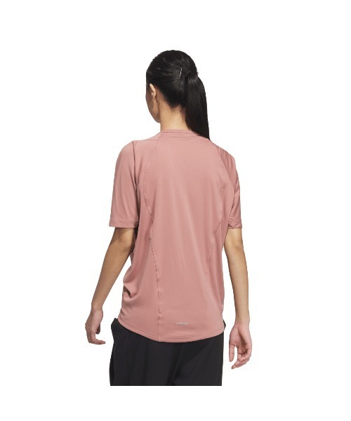 adidas（アディダス）の「アディダス adidas Lux AC リラックス 半袖Tシャツ（Tシャツ/カットソー・レディース・ブラック/サーモンピンク/オレンジ・S/M/L）」の9枚目の写真