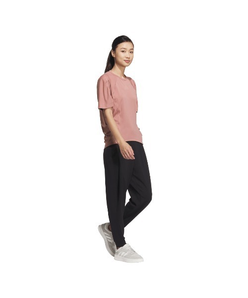 adidas（アディダス）の「アディダス adidas Lux AC リラックス 半袖Tシャツ（Tシャツ/カットソー・レディース・ブラック/サーモンピンク/オレンジ・S/M/L）」の10枚目の写真