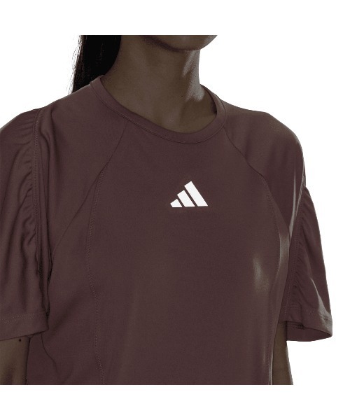 adidas（アディダス）の「アディダス adidas Lux AC リラックス 半袖Tシャツ（Tシャツ/カットソー・レディース・ブラック/サーモンピンク/オレンジ・S/M/L）」の12枚目の写真