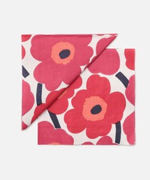 marimekko(}bR)Unikko / red cocktail napkins(Lb`c[)