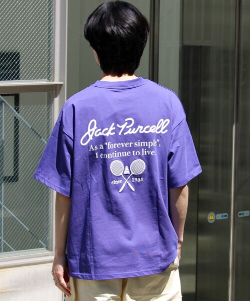 JACK PURCELL（ジャックパーセル）の「【Jack Purcell/ジャックパーセル】コーマ天竺 バックプリント グラフィックTシャツ（Tシャツ/カットソー・メンズ・ホワイト系その他2/ホワイト系その他4/ホワイト系その他5/ブルー系その他2/グレー系その他/ホワイト系その他3/ブルー系その他/グレー系その他2・S/M/L）」の12枚目の写真