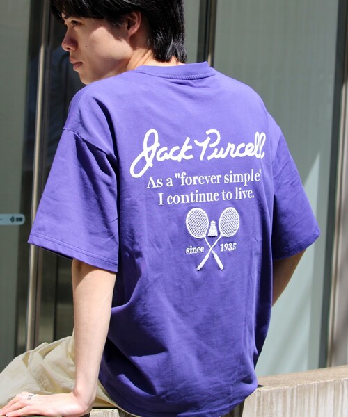 JACK PURCELL（ジャックパーセル）の「【Jack Purcell/ジャックパーセル】コーマ天竺 バックプリント グラフィックTシャツ（Tシャツ/カットソー・メンズ・ホワイト系その他2/ホワイト系その他4/ホワイト系その他5/ブルー系その他2/グレー系その他/ホワイト系その他3/ブルー系その他/グレー系その他2・S/M/L）」の15枚目の写真