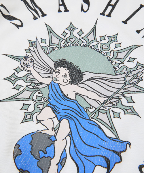Insonnia PROJECTS(インソニアプロジェクト)の「Insonnia Projects インソニアプロジェクツ / ALTITUDE NOT ATTITUDE TEE The Smashing Pumpkins スマッシング・パンプキンズ グラフィックプリントビッグシルエットTシャツ バンドT スマパン / IP-TSP-011(Tシャツ/カットソー・メンズ・ブラック/ホワイト・0/1/2/3)」の9枚目の写真