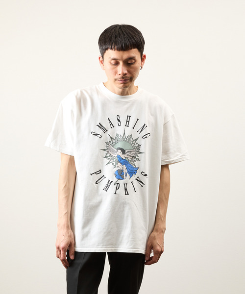 Insonnia PROJECTS(インソニアプロジェクト)の「Insonnia Projects インソニアプロジェクツ / ALTITUDE NOT ATTITUDE TEE The Smashing Pumpkins スマッシング・パンプキンズ グラフィックプリントビッグシルエットTシャツ バンドT スマパン / IP-TSP-011(Tシャツ/カットソー・メンズ・ブラック/ホワイト・0/1/2/3)」の12枚目の写真