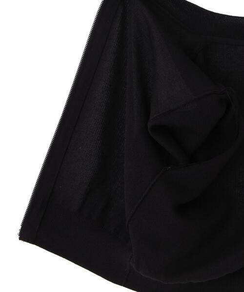 PROPORTION BODY DRESSING（プロポーションボディドレッシング）の「シアーニットブルゾン / 1215155401（テーラードジャケット・レディース・ブラック/ホワイト/ベージュ・FREE）」の15枚目の写真