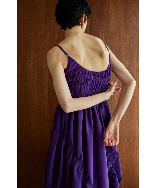 ワンピース OMMO IRREGULAR SHIRRING TANK OP 38 p_74_002.jpg