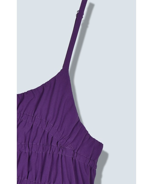 OMMO IRREGULAR SHIRRING CAMI OP ブラック38 OMMO ONLINE STORE / IRREGULAR SHIRRING CAMI OP