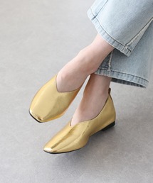 BLUEEAST | クッションスクエアトゥパンプス(パンプス)