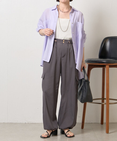 【新品】Jena espace merveilleux トロミパラシュートパンツ セール】トロミパラシュートパンツ（その他パンツ）｜Jena