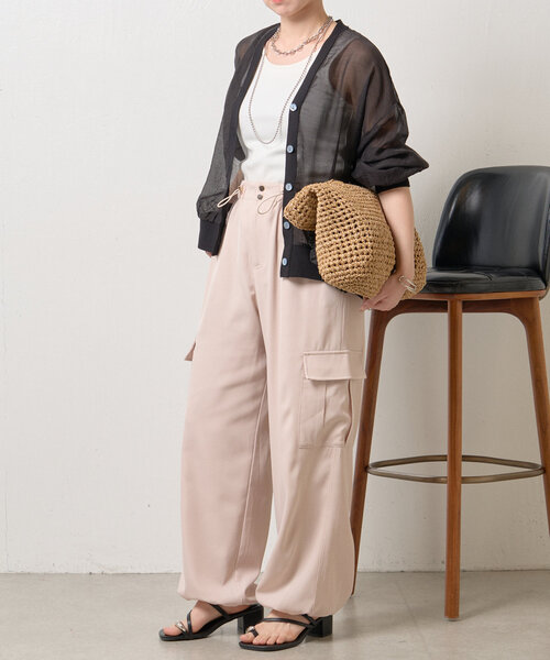 Jena espace merveilleux トロミパラシュートパンツ セール】トロミパラシュートパンツ（その他パンツ）｜Jena