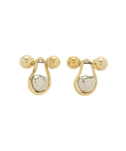 ELENDEEK(エレンディーク)の「ニュアンスメタルマルチピアス(ピアス(両耳用)・レディース・シルバー/ゴールド・FREE)」の9枚目の写真