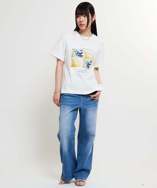 SOFFITTO（ソフィット）の「【Soffitto×Downs Town Project】コラボTシャツ（Tシャツ/カットソー・レディース・グレー/オフホワイト・FREE）」の5枚目の写真