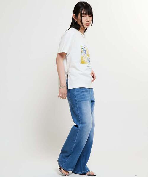 SOFFITTO（ソフィット）の「【Soffitto×Downs Town Project】コラボTシャツ（Tシャツ/カットソー・レディース・グレー/オフホワイト・FREE）」の11枚目の写真