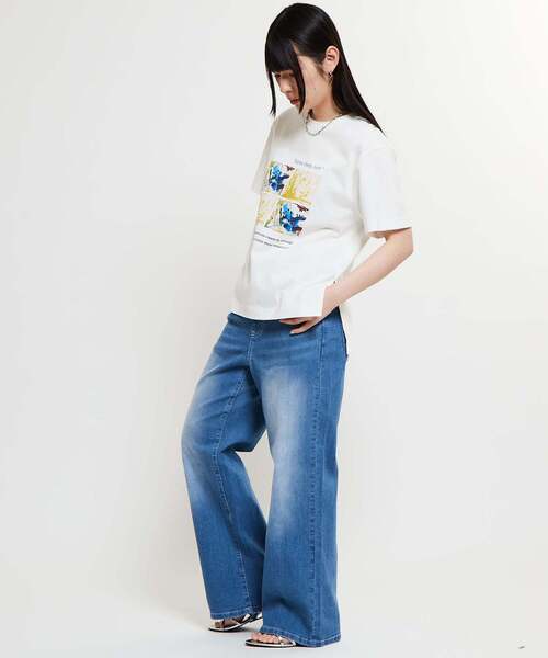 SOFFITTO（ソフィット）の「【Soffitto×Downs Town Project】コラボTシャツ（Tシャツ/カットソー・レディース・グレー/オフホワイト・FREE）」の12枚目の写真