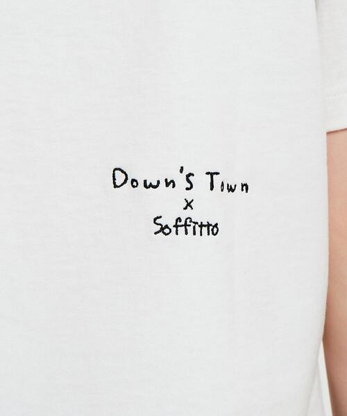 SOFFITTO（ソフィット）の「【Soffitto×Downs Town Project】コラボTシャツ（Tシャツ/カットソー・レディース・グレー/オフホワイト・FREE）」の20枚目の写真