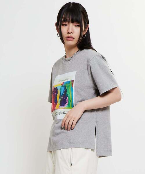 SOFFITTO（ソフィット）の「【Soffitto×Downs Town Project】コラボTシャツ（Tシャツ/カットソー・レディース・グレー/オフホワイト・FREE）」の21枚目の写真
