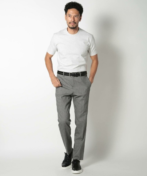 MEN'S BIGI（メンズビギ）の「【DOMODOSSOLA】レザーメッシュプレーンベルト（ベルト・メンズ・ネイビー/ブラウン/ブラック・03/02）」の11枚目の写真