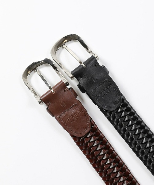 MEN'S BIGI（メンズビギ）の「【DOMODOSSOLA】レザーメッシュプレーンベルト（ベルト・メンズ・ネイビー/ブラウン/ブラック・03/02）」の13枚目の写真