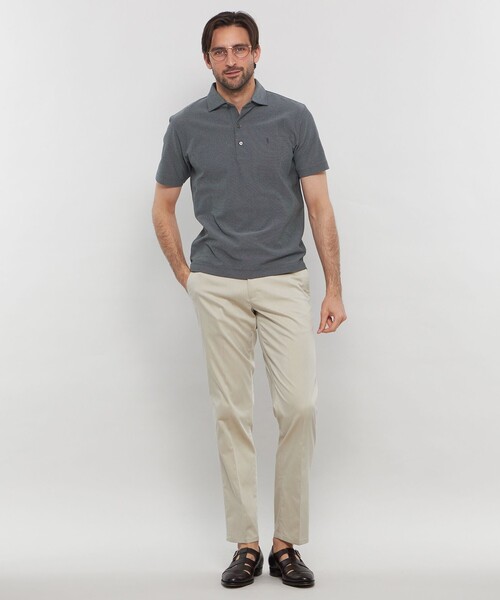 MACKINTOSH LONDON（マッキントッシュ ロンドン）の「【WEB・一部店舗限定】コットンポリエステルピケストレッチパンツ（その他パンツ・メンズ・ブルー系その他2/ブルー系その他7/ベージュ系その他・90/86/82/78/94）」の12枚目の写真