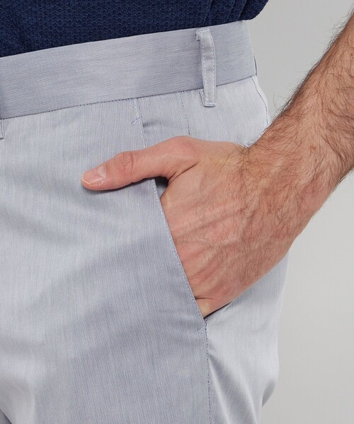 MACKINTOSH LONDON（マッキントッシュ ロンドン）の「【WEB・一部店舗限定】コットンポリエステルピケストレッチパンツ（その他パンツ・メンズ・ブルー系その他2/ブルー系その他7/ベージュ系その他・90/86/82/78/94）」の5枚目の写真