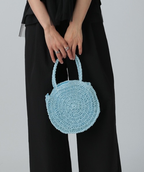 LEPSIM（レプシィム）の「ペーパーミニバッグ　322126（ハンドバッグ・レディース・グリーン/イエロー/ピンク/ブルー・ONE SIZE）」の10枚目の写真