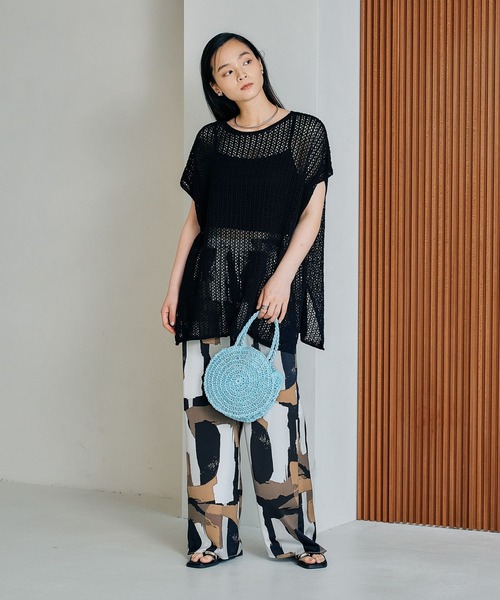 LEPSIM（レプシィム）の「ペーパーミニバッグ　322126（ハンドバッグ・レディース・グリーン/イエロー/ピンク/ブルー・ONE SIZE）」の5枚目の写真