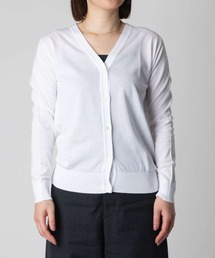 JOHN SMEDLEY YASMIN ジョンスメドレー Ｖネック長袖コットンニット  カーディガン