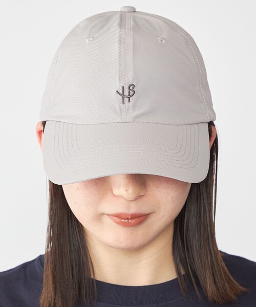 SHIPS（シップス）の「【WEB限定】SHIPS: ワンポイント ロゴ UVカット オーバーフィットキャップ（キャップ・メンズ・パープル/ホワイト/キャメル/ブラック/グレー/ベージュ/ライトグレー・ONE SIZE）」の3枚目の写真