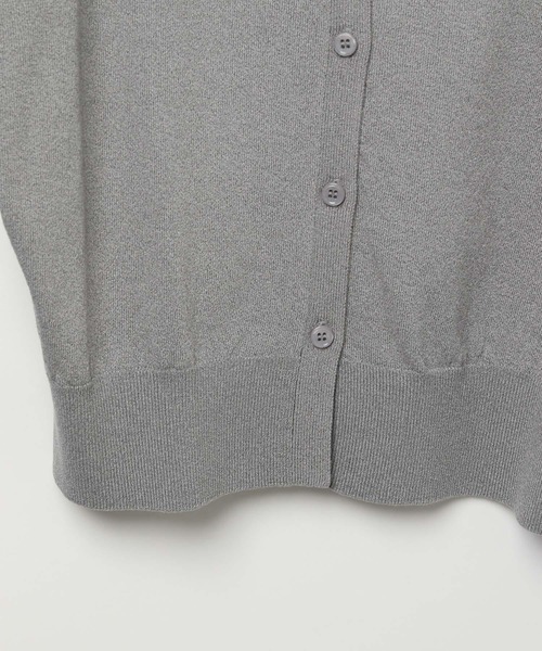 3.3 Field Trip （3.3フィールドトリップ）の「3.3 Field Trip／リボンレイヤードカーディガン（カーディガン/ボレロ・レディース・ネイビー/グレー/オフホワイト・FREE）」の19枚目の写真