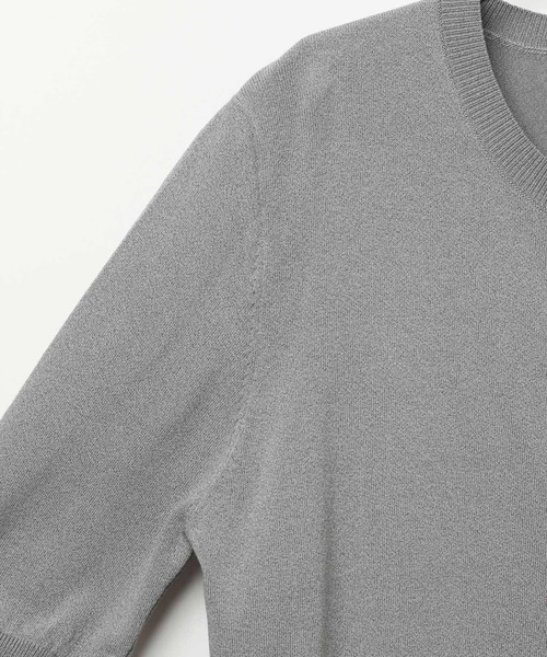 3.3 Field Trip （3.3フィールドトリップ）の「3.3 Field Trip／リボンレイヤードカーディガン（カーディガン/ボレロ・レディース・ネイビー/グレー/オフホワイト・FREE）」の18枚目の写真