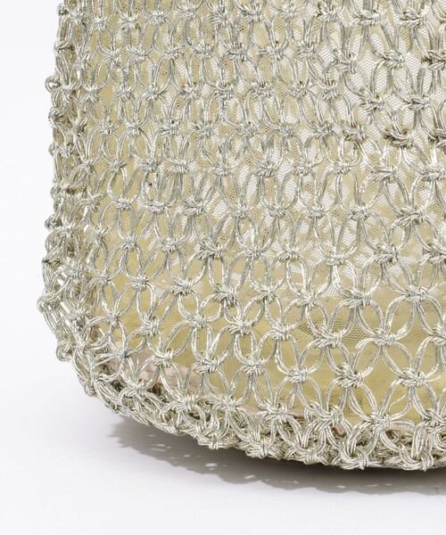 TOMORROWLAND （トゥモローランド）の「TOMORROWLAND LUREX MINI バッグ（ハンドバッグ・レディース・シルバー・FREE）」の4枚目の写真