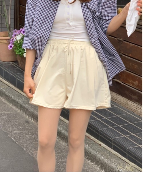 lululemon☆ ドルフィンヘム・スウェットショートパンツ セール】スウェットフレアショートパンツ(スウェットパンツ